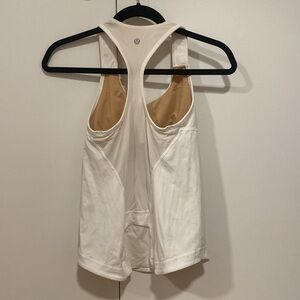 White Athletic Lululemon Tank Top